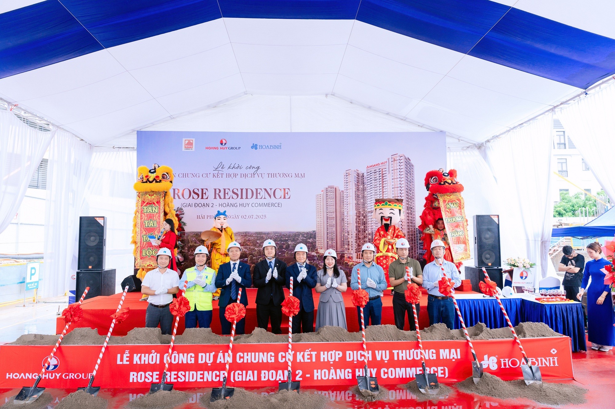 Khởi công dự án chung cư thương mại cao cấp Rose Residence thu hút đầu tư lớn tại Hải Phòng